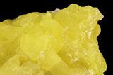 Sulfur Crystal Cluster on Matrix - Italy #93647-2